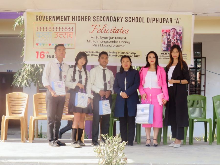 GHSS, Diphupar ‘A’ Chümoukedima honours students.